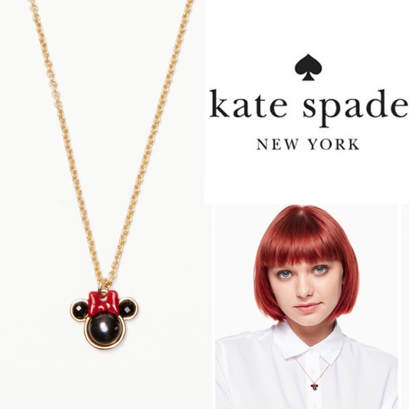 kate spade Jewelry - Kate Spade Disney Minnie Mouse Pendent Necklace